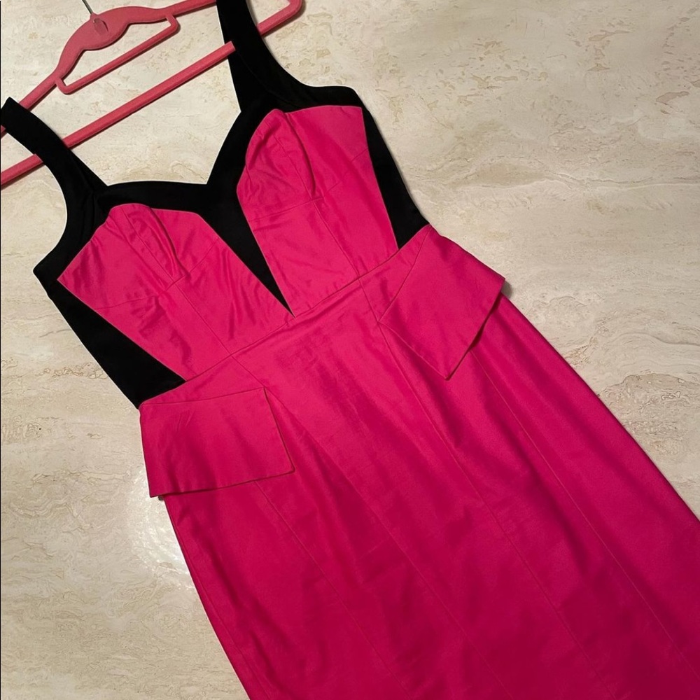 BEBE Sweetheart Dress.